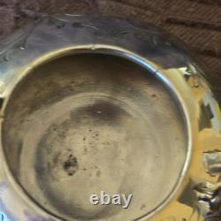 Ornate Silver Plate Teapot Circa 1880'S