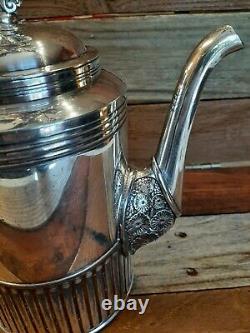 PAIRPOINT MFG CO Teapot Quadruple Silver Plate 312 7 Antique Tea Coffee Pot