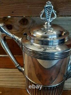 PAIRPOINT MFG CO Teapot Quadruple Silver Plate 312 7 Antique Tea Coffee Pot