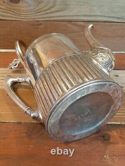 PAIRPOINT MFG CO Teapot Quadruple Silver Plate 312 7 Antique Tea Coffee Pot