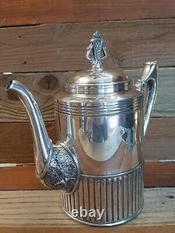 PAIRPOINT MFG CO Teapot Quadruple Silver Plate 312 7 Antique Tea Coffee Pot