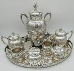 Pairpoint Aesthetic Movement Silver Tea Service