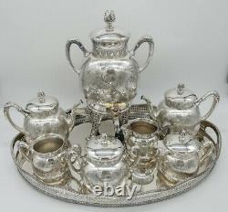 Pairpoint Aesthetic Movement Silver Tea Service