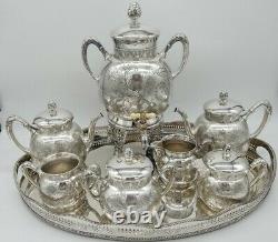 Pairpoint Aesthetic Movement Silver Tea Service