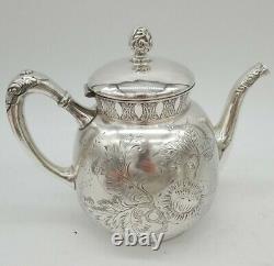 Pairpoint Aesthetic Movement Silver Tea Service