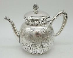 Pairpoint Aesthetic Movement Silver Tea Service