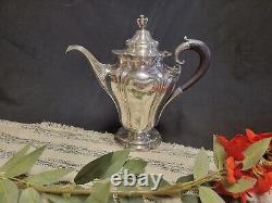 Pairpoint Antique 4pc Quadruple Silver Plate Coffee Or Tea Pot Set # 378