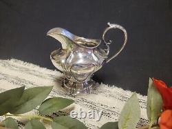 Pairpoint Antique 4pc Quadruple Silver Plate Coffee Or Tea Pot Set # 378