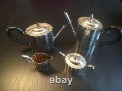Paul Revere Colonial Classic Silverplate 4 piece Coffee/Tea Set by Lunt Silver