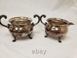 Poole Bristol 110 Silverplate Coffee/tea Set 5 Piece Beautiful