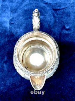 Providence Silver Plate Tea Coffee Pot, Creamer & 2 Sugar Bowls (4 Pcs)