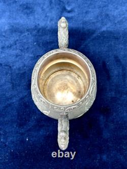 Providence Silver Plate Tea Coffee Pot, Creamer & 2 Sugar Bowls (4 Pcs)