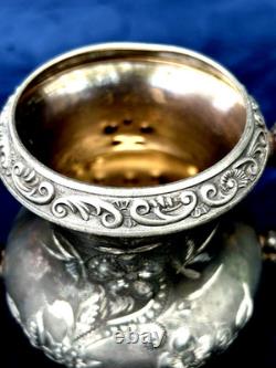 Providence Silver Plate Tea Coffee Pot, Creamer & 2 Sugar Bowls (4 Pcs)