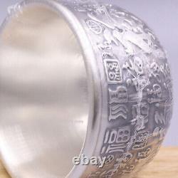 Pure Silver 999 Double-layer Insulation Master Drink Cup Small Tea Bowl 40ML
