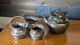 Quadruple Silver Plate Antique 4 Piece Tea Set Circa 1893-1899 By Aurora Mfg Co