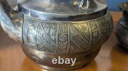 Quadruple Silver Plate Antique 4 Piece Tea Set circa 1893-1899 by Aurora MFG Co