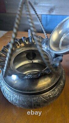 Quadruple Silver Plate Antique 4 Piece Tea Set circa 1893-1899 by Aurora MFG Co