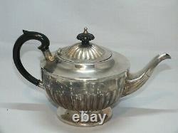 Quality 4 Piece Silver Plated Heavy & Top Quality Tea Coffee Service On A Tray