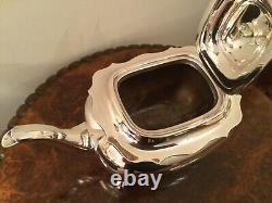 Quality Walker & Hall 3 Piece Silver Plate EPNS Tea Set