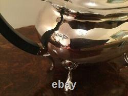 Quality Walker & Hall 3 Piece Silver Plate EPNS Tea Set