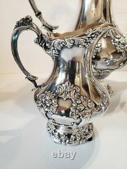 REED AND BARTON King Francis Tea & Coffee Set 5 Pieces Silverplate