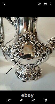 REED AND BARTON King Francis Tea & Coffee Set 5 Pieces Silverplate