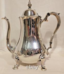 REED & BARTON SILVERPLATE COFFEE TEA SERVICE MAYFLOWER 5000 6pc