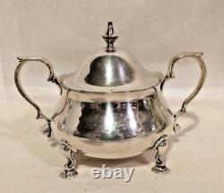 REED & BARTON SILVERPLATE COFFEE TEA SERVICE MAYFLOWER 5000 6pc