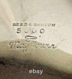 REED & BARTON SILVERPLATE COFFEE TEA SERVICE MAYFLOWER 5000 6pc