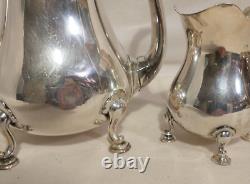 REED & BARTON SILVERPLATE COFFEE TEA SERVICE MAYFLOWER 5000 6pc