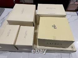 Ralph Lauren Pottery Barn Maxfield Hotel Coffee & Tea Set Silver Plate 6 Pcs Set
