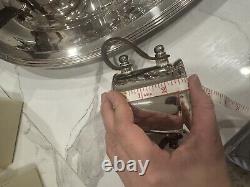 Ralph Lauren Pottery Barn Maxfield Hotel Coffee & Tea Set Silver Plate 6 Pcs Set