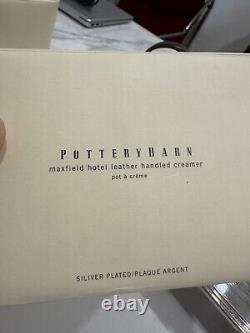 Ralph Lauren Pottery Barn Maxfield Hotel Coffee & Tea Set Silver Plate 6 Pcs Set