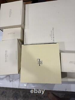 Ralph Lauren Pottery Barn Maxfield Hotel Coffee & Tea Set Silver Plate 6 Pcs Set