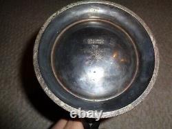 Rare 1940's Birmingham Country Club golf large coffee tea pot silver plate BCC m