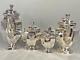 Rare 19th Century Christofle Silver-plated 5-piece Tea Set With Ornate Tray