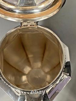 Rare 19th Century Christofle Silver-Plated 5-Piece Tea Set with Ornate Tray