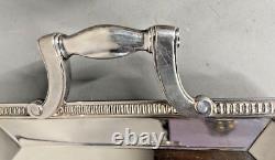 Rare 19th Century Christofle Silver-Plated 5-Piece Tea Set with Ornate Tray