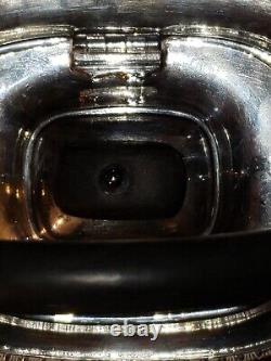 Rare ATQ Victorian Benetfink & Co Cheapside London Tilting Tea Pot with Burner