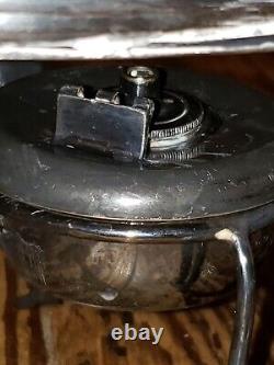 Rare ATQ Victorian Benetfink & Co Cheapside London Tilting Tea Pot with Burner