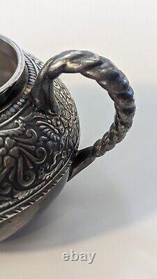 Rare Antique Meridian B Assyrian Head Coffee and Tea Set