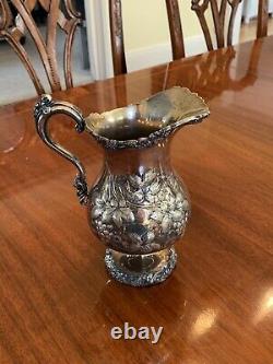 Rare Fancy Coffee Tea Set Silver Plate Meriden Britannia Co. Mint