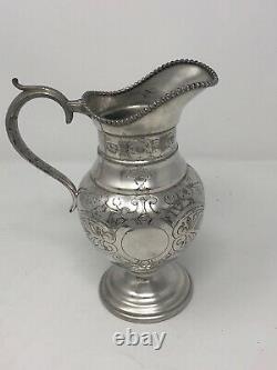 Rare Large Barker Ellis Silver Plate Complete Tea Coffee 6 piece Set III 1930s