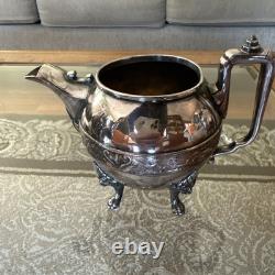 Rare Reed & Barton Tea/Coffee Set Seven Pieces. Produced From 1885-1910