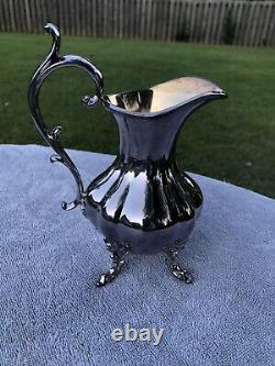 Rare Reed and Barton 1795 Winthrop 6 pc Tea Set Silver Plate Circa 1950s Vintage