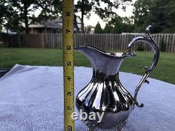 Rare Reed and Barton 1795 Winthrop 6 pc Tea Set Silver Plate Circa 1950s Vintage