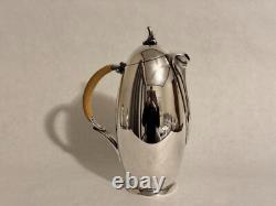 Rare Silver Tea Set Coffee Set with Tray by Rogers Flair 1956 Mid-Century Modern