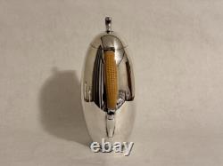 Rare Silver Tea Set Coffee Set with Tray by Rogers Flair 1956 Mid-Century Modern