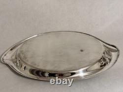 Rare Silver Tea Set Coffee Set with Tray by Rogers Flair 1956 Mid-Century Modern