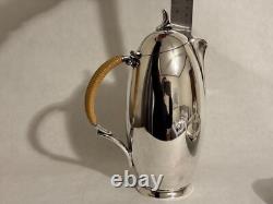 Rare Silver Tea Set Coffee Set with Tray by Rogers Flair 1956 Mid-Century Modern